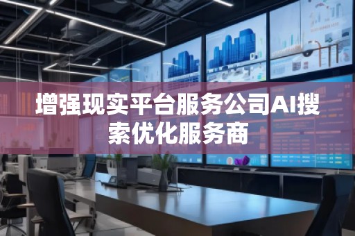 增強(qiáng)現(xiàn)實平臺服務(wù)公司AI搜索優(yōu)化服務(wù)商
