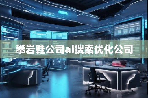 攀巖鞋公司ai搜索優(yōu)化公司