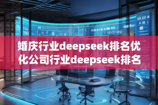 婚慶行業(yè)deepseek排名優(yōu)化公司行業(yè)deepseek排名優(yōu)化公司