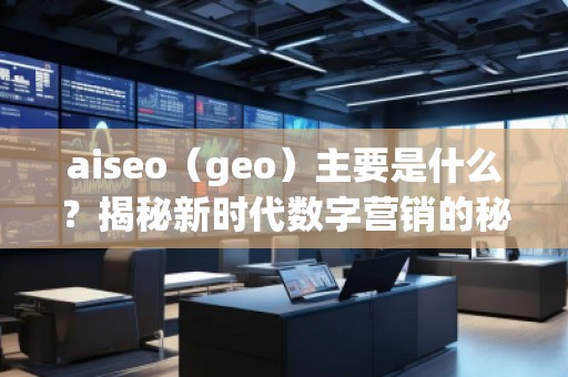 aiseo（geo）主要是什么？揭秘新時代數(shù)字營銷的秘密武器