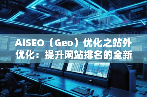 AISEO(Geo)優(yōu)化之站外優(yōu)化:提升網(wǎng)站排名的全新策略 AISEO(Geo)優(yōu)化之站外優(yōu)化:提升網(wǎng)站排名的全新策略