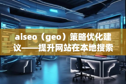 aiseo（geo）策略優(yōu)化建議——提升網(wǎng)站在本地搜索中的排名