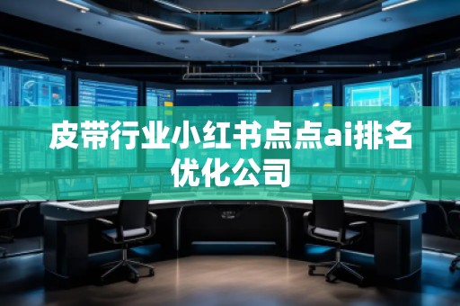 皮帶行業(yè)小紅書點(diǎn)點(diǎn)ai排名優(yōu)化公司