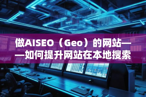 做AISEO（Geo）的網(wǎng)站——如何提升網(wǎng)站在本地搜索中的排名