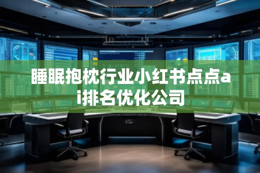 睡眠抱枕行業(yè)小紅書點點ai排名優(yōu)化公司