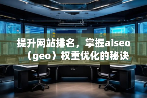 提升網(wǎng)站排名，掌握aiseo（geo）權(quán)重優(yōu)化的秘訣