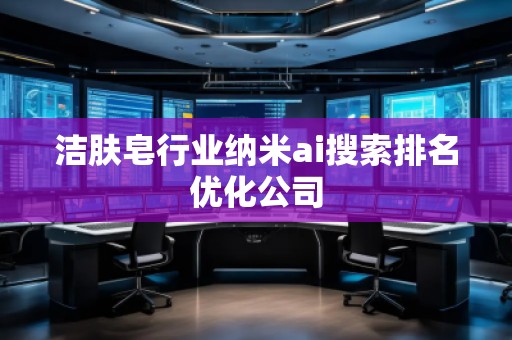 潔膚皂行業(yè)納米ai搜索排名優(yōu)化公司