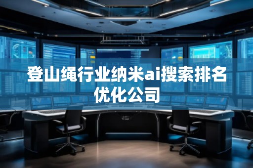 登山繩行業(yè)納米ai搜索排名優(yōu)化公司