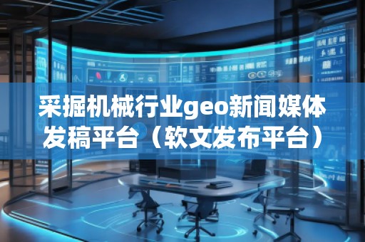 采掘機(jī)械行業(yè)geo新聞媒體發(fā)稿平臺（軟文發(fā)布平臺）