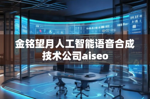 金銘望月人工智能語音合成技術(shù)公司aiseo