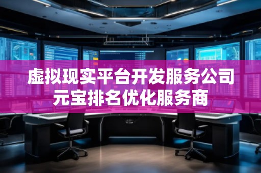 虛擬現(xiàn)實平臺開發(fā)服務公司元寶排名優(yōu)化服務商